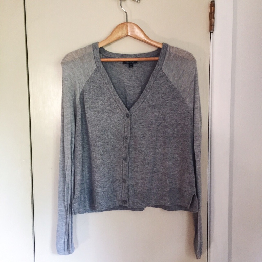 Gray Topshop Cardigan
